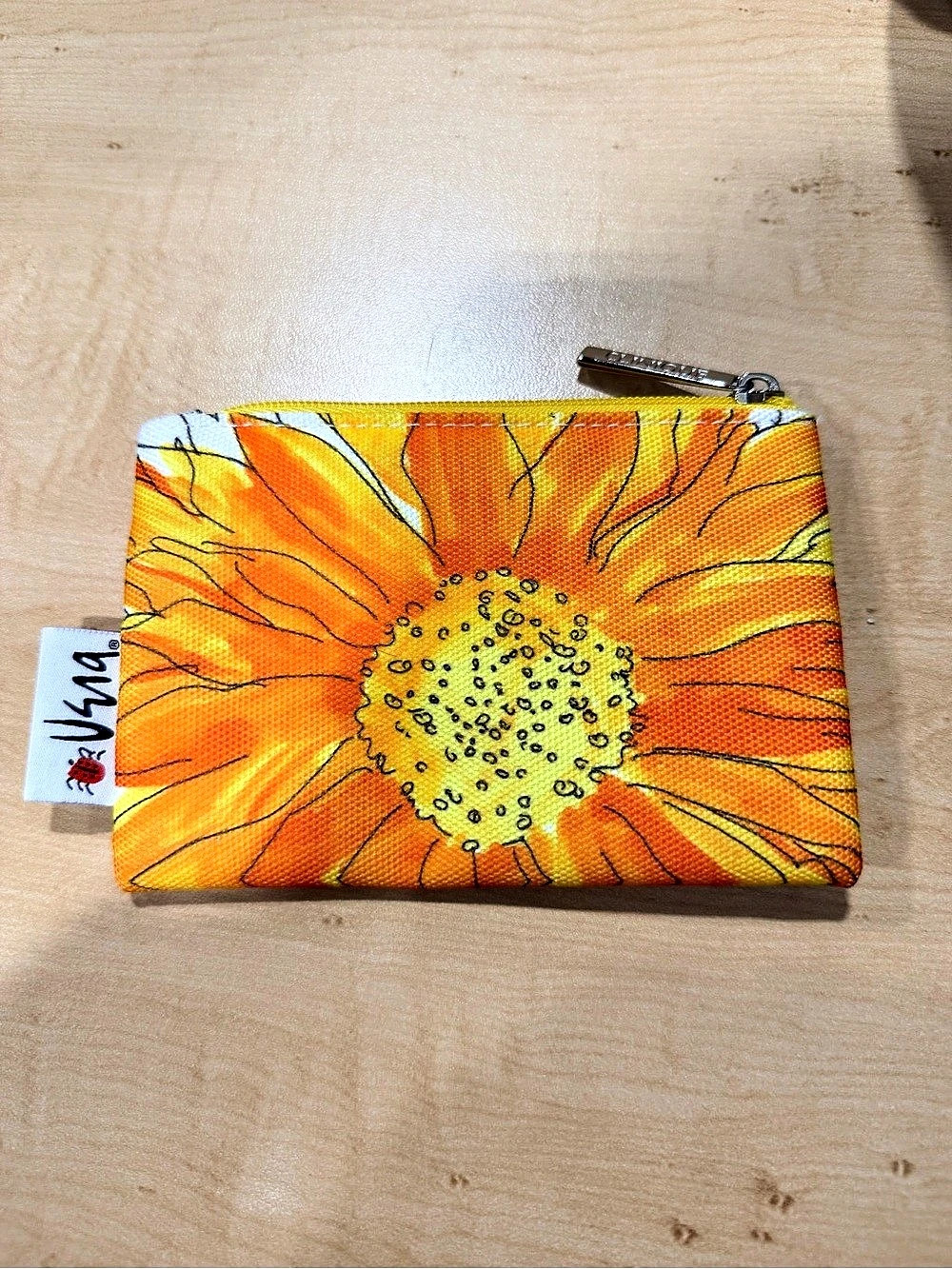 Vintage Vera Neumann x Clinique Sunflower Coin Purse Pouch